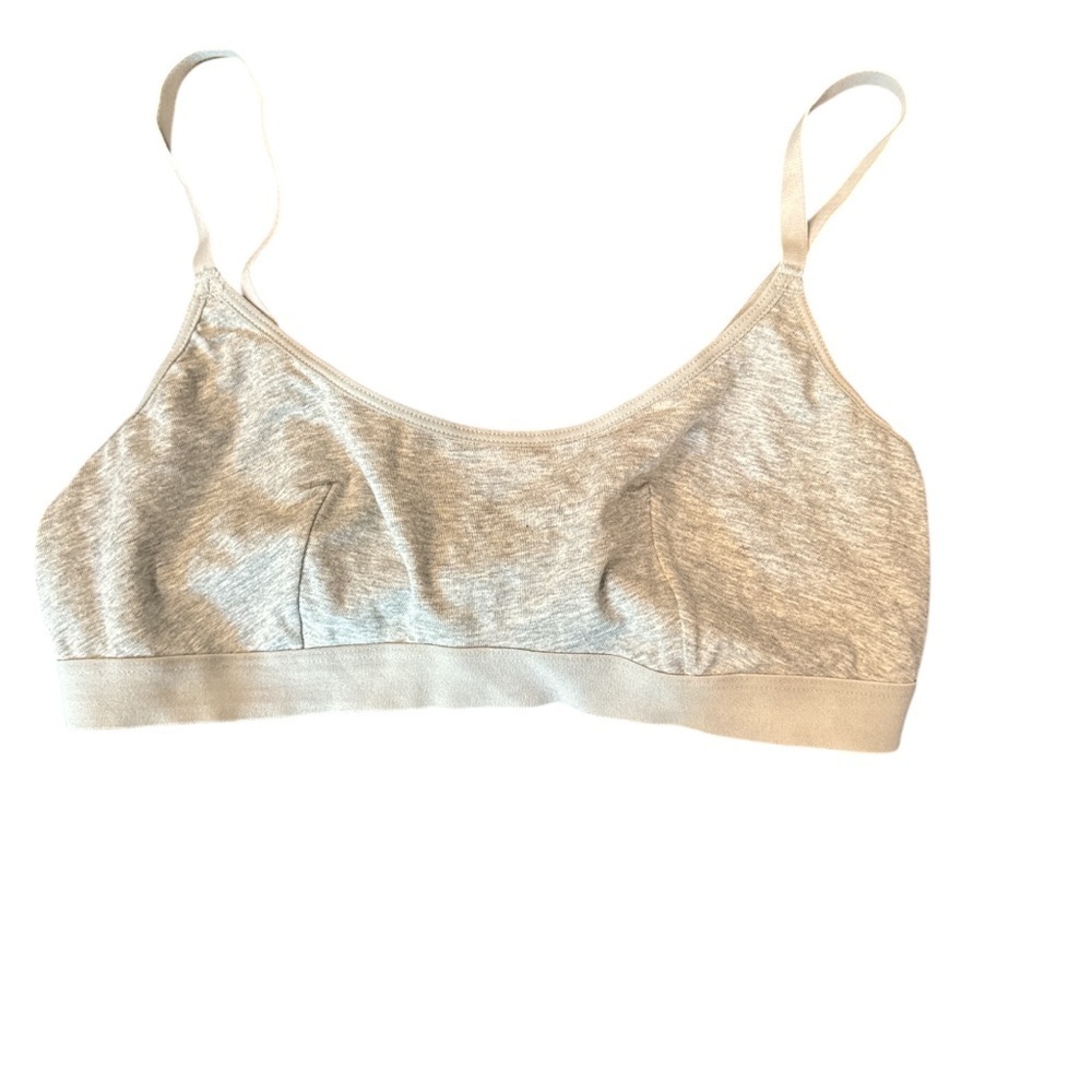 🟡 Deal Worthy Girls Light Gray Bralette Size Medium